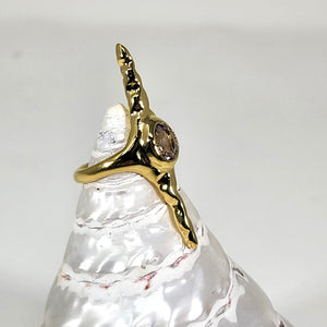 temple ring - gold