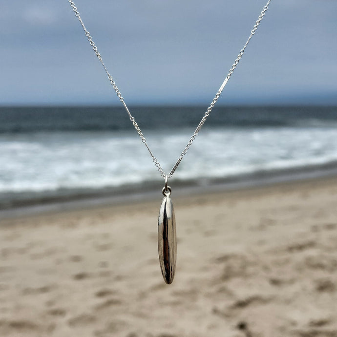 Surf board inspired pendant