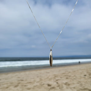 Surf board inspired pendant